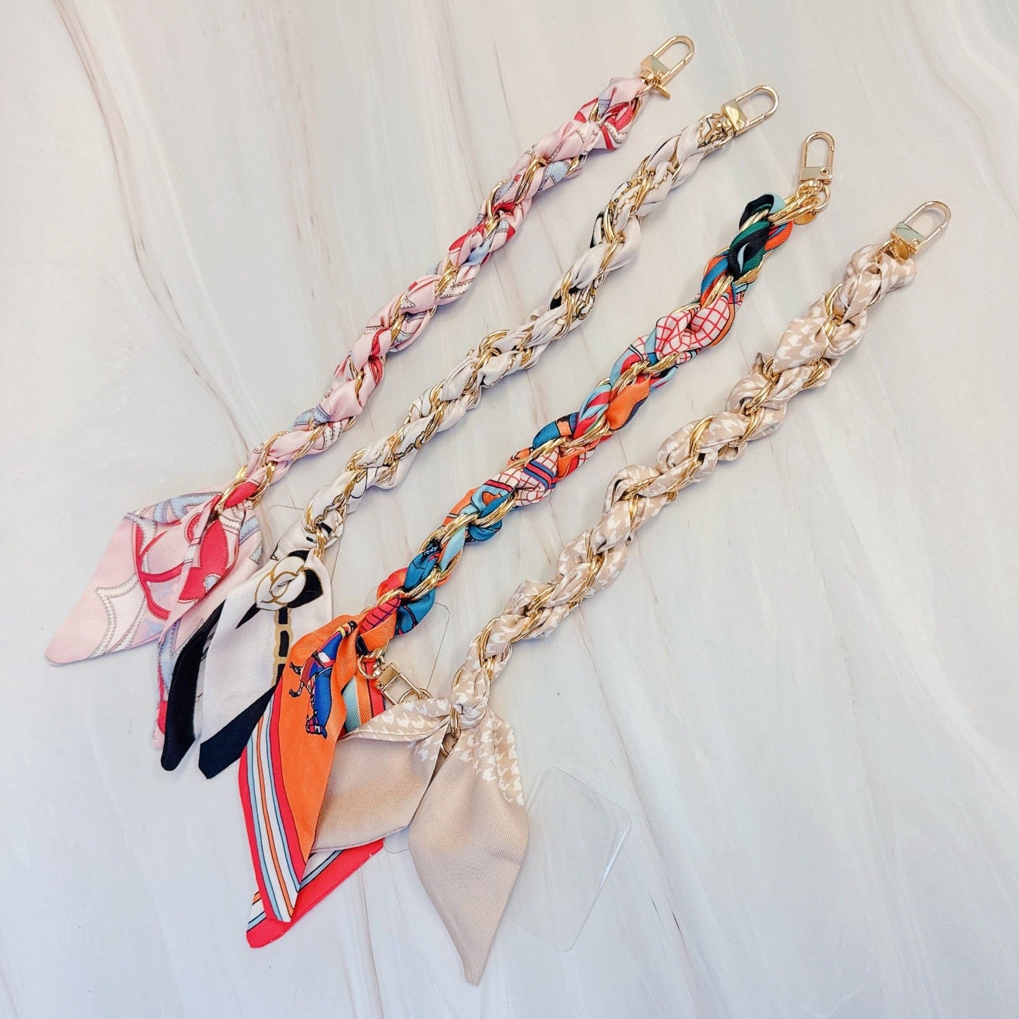 Braided Bag Scarf