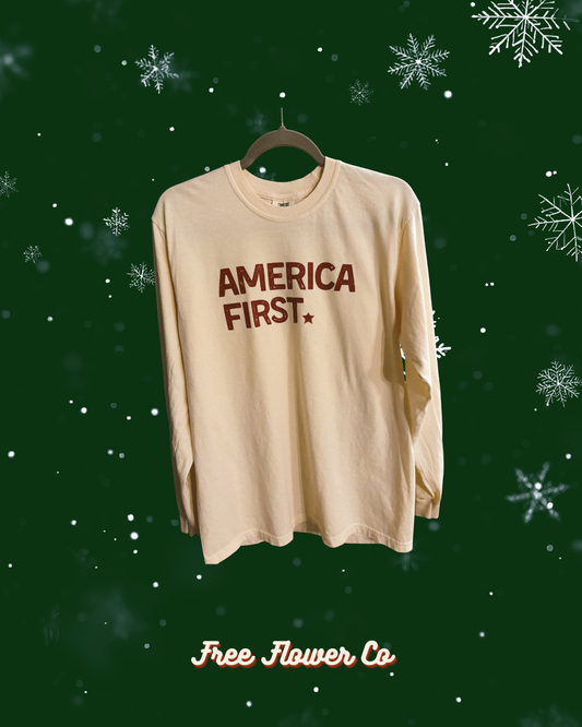 America First long sleeve