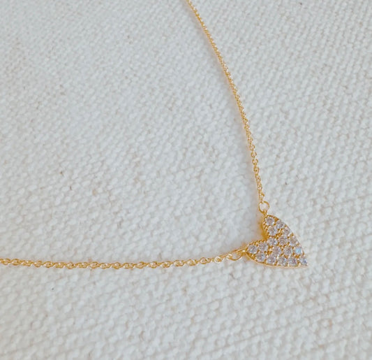 Mini Heart Big Love necklace