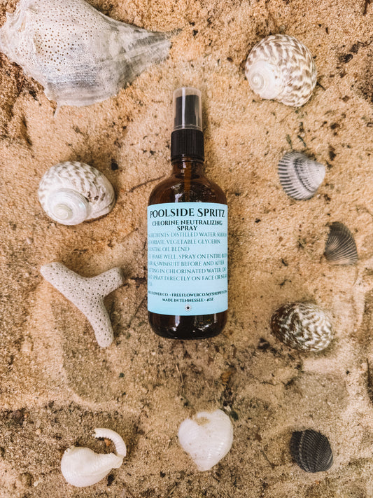 Poolside Spritz: chlorine neutralizing spray